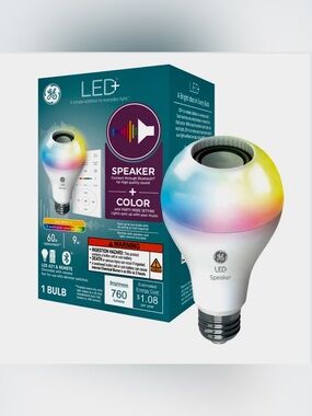New!! GE LED+ Speaker and Color Changing Bulb